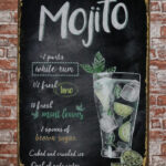 Metalen bord Mojito — foto 2