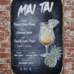 Metalen bord Mai Tai — foto 2