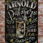 Metalen bord Arnold palmer — foto 2