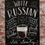 Metalen bord White Russian — foto 2