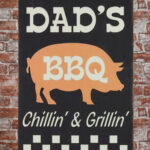 Metalen bord Chillin and Grillin — foto 2