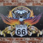 Metalen bord Live the legend — foto 2
