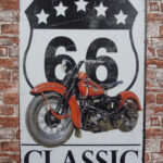 Metalen bord Route 66 classic — foto 2