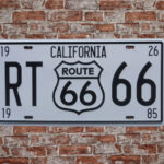 Metalen bord Route 66 california — foto 2