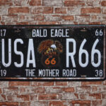 Metalen bord Route 66 Eagle — foto 2