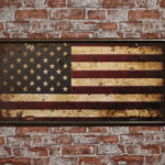 Metalen bord USA vlag — foto 2