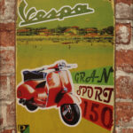 Metalen bord Vespa italie — foto 2