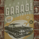 Metalen bord Garage premium service — foto 2