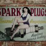 Metalen bord Spark plugs — foto 2