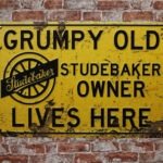 Metalen bord Grumpy old Baker — foto 2