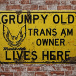 Metalen bord Grumpy old trans — foto 2