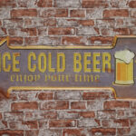 Metalen bord Ice cold beer - L — foto 2
