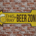 Metalen bord Beer zone - L — foto 2