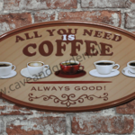 Metalen bord Coffee — foto 3