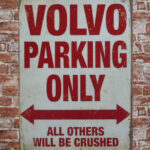 Metalen bord Volvo parking — foto 2