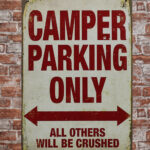 Metalen bord Camper parking — foto 2