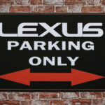 Metalen bord Lexus parking — foto 2