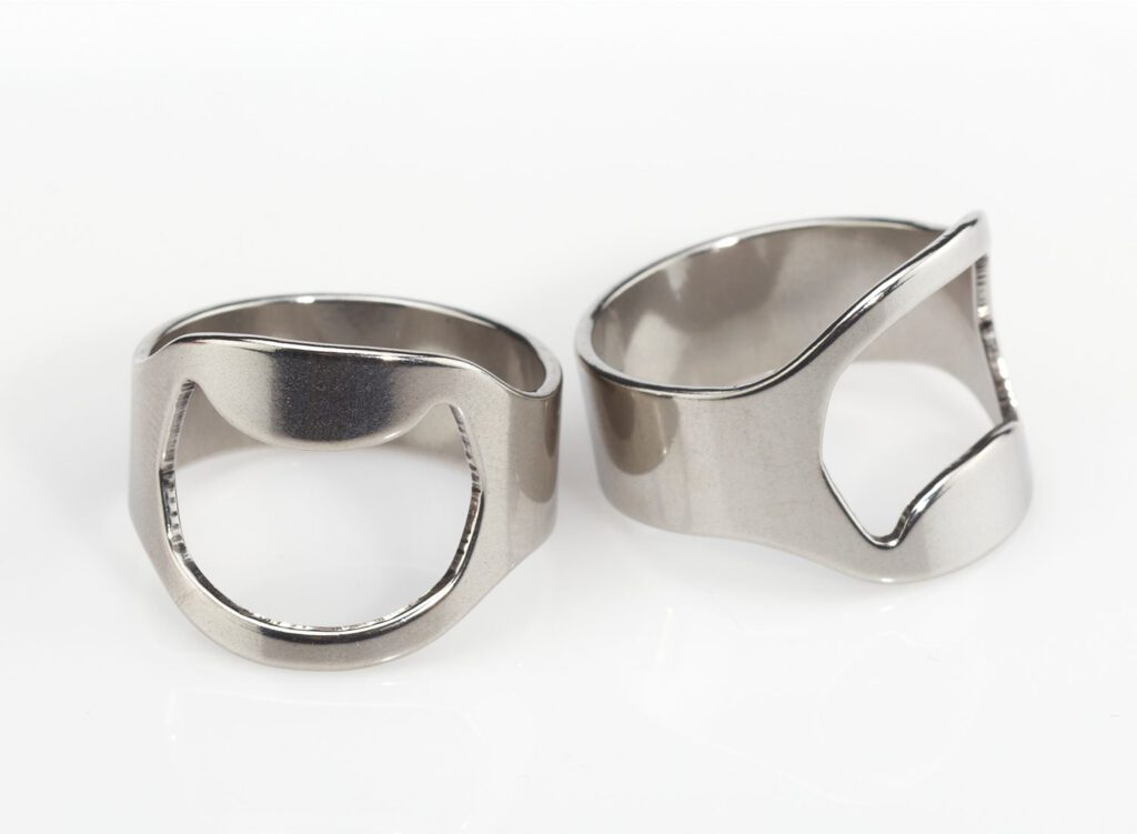 Bier Opener Ring Maat 22