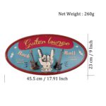 Metalen bord Guitar lounge — foto 3