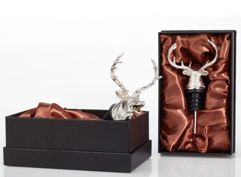 Rendier schenker Zilver + Cadeau verpakking