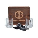 Whiskey Stenen Giftset Deluxe 8 stuks + 2 Glazen