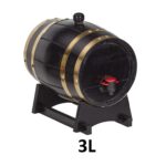 Wijnvat 3 Liter Zwart - Goud