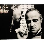 Metalen bord The godfather 2