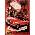 Metalen bord las vegas
