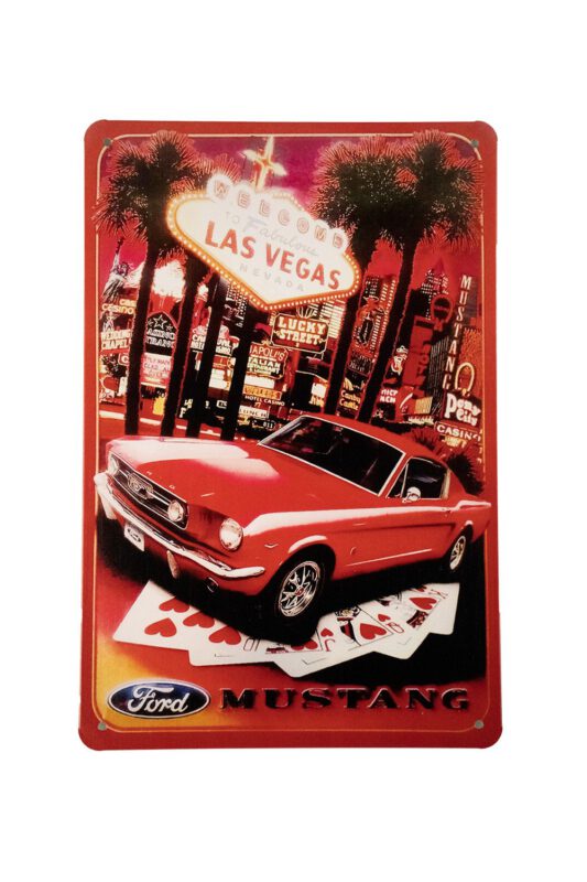 Metalen bord las vegas