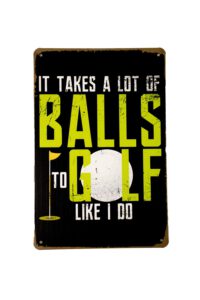 Metalen bord Golf balls