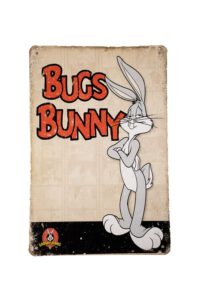 Metalen bord Bugs Bunny