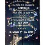 Metalen bord Beautiful Memories