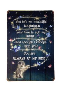 Metalen bord Beautiful Memories