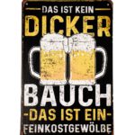 Metalen bord Das ist kein dicker
