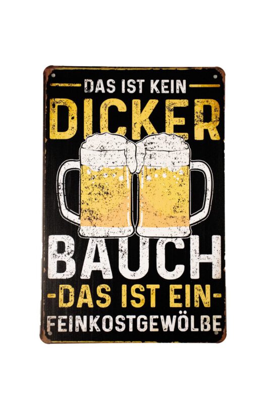 Metalen bord Das ist kein dicker