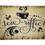 Metalen bord Tea riffic