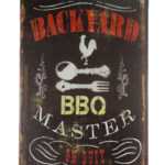 Metalen bord Backyard BBQ 2 — foto 1
