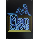 Metalen bord Mancave Led