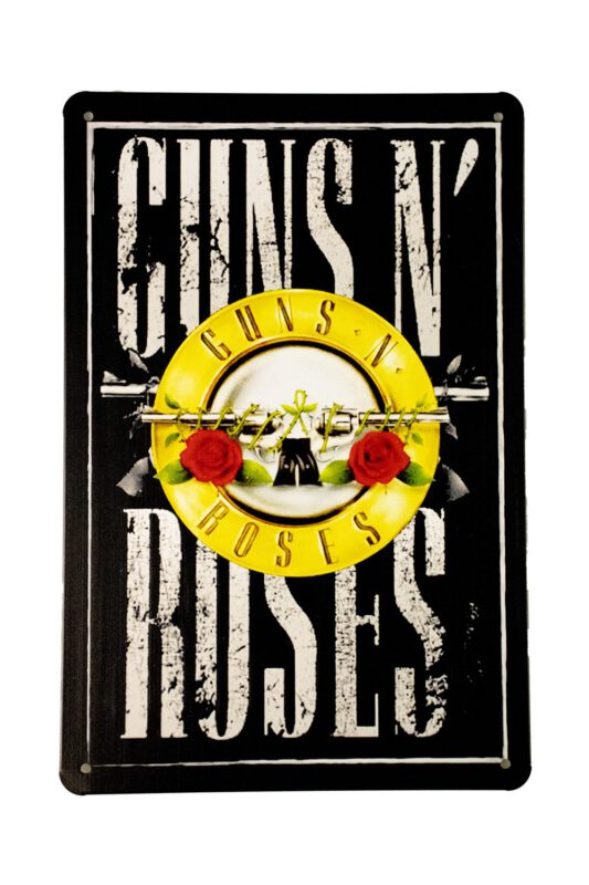 Metalen bord Guns `n roses