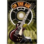 Metalen bord On the air
