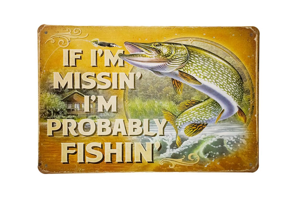 Metalen bord If i am missing