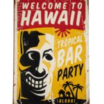 Metalen bord Welcome to hawaii — foto 1
