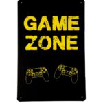 Metalen bord Game zone — foto 1