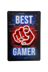 Metalen bord Beste Gamer