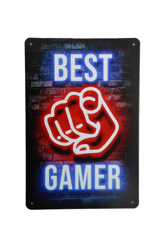 Metalen bord Beste Gamer