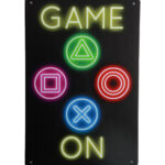 Metalen bord game on