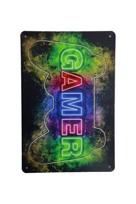 Metalen bord Gamer