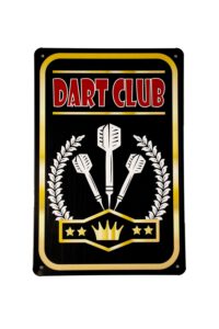 Metalen bord Dart club