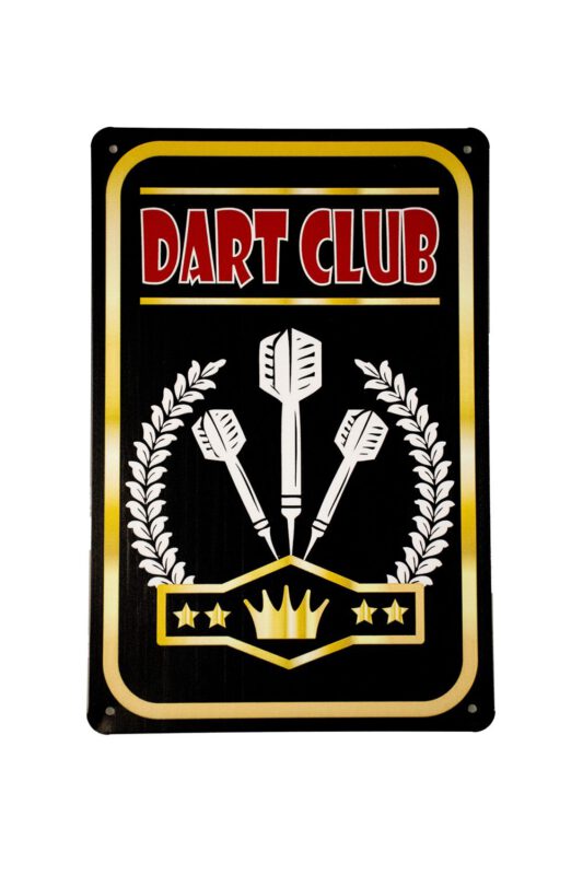 Metalen bord Dart club