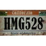 Metalen bord California